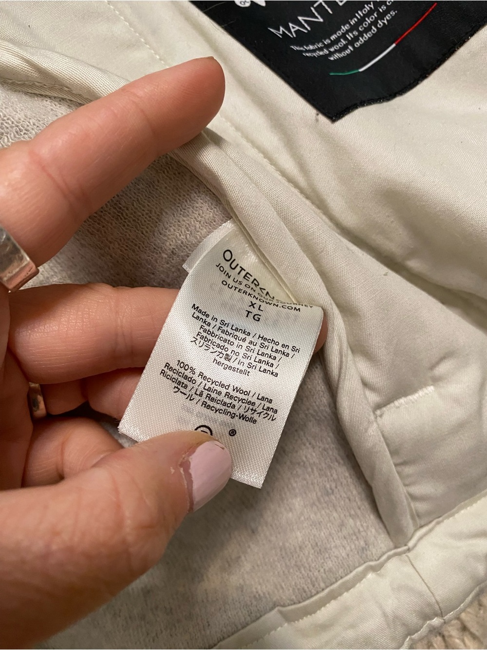 Outerknown Woolaroo Shirt Jacket XL 100% recycled wool - Picture 14 of 16